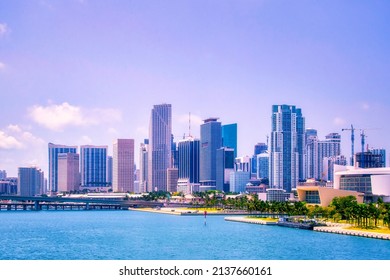 Miami City Skyline In The Daytime