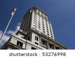 Miami Dade County Courthouse.  Historic landmark government building.