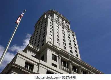 Miami Dade County Courthouse.  Historic Landmark Government Building.