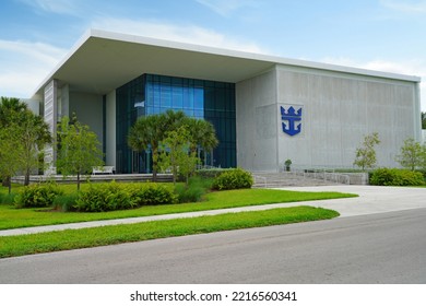 MIAMI, FL -20 MAY 2022- View Of The Biscayne Bay Campus Of Florida International University, Part Of The Florida State University System.