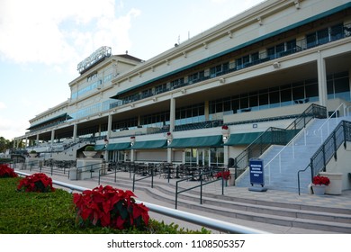 MIAMI, FL - DECEMBER 14, 2017: Gulfstream Park Racing And Casino In City Of Aventura