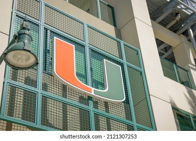 Miami, FL - January 29, 2022: University Of Miami College Logo