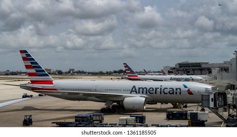 Miami Fl Usa 04052019 American Airlines Stock Photo (Edit Now) 1361185505