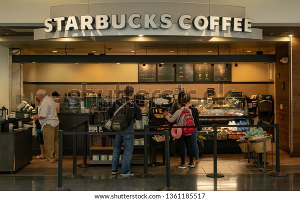 Miami Fl Usa 04052019 Starbucks Coffee Stock Photo (Edit Now) 1361185517