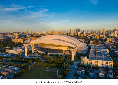 MIAMI, FL, USA - DECEMBER 20, 2018: Marlins Park Miami Florida LoanDepot Park