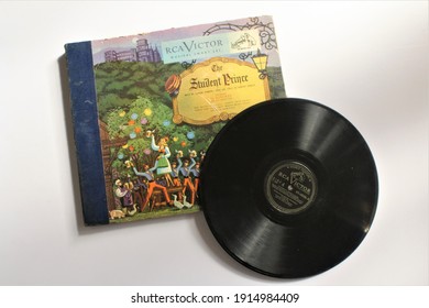 Miami, Fl, USA - February 11, 2021:  Al Goodman And His Orchestra – The Student Prince Music Album On Vinyl Record LP Disc. Classical Music From The 1950's. RCA Label.