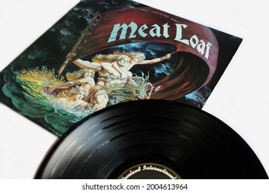 Miami, FL, USA: July 2021: Dead Ringer Is The Second Studio Album By Hard Rock Band Meat Loaf. Michael Lee Aday  Better Known As Meat Loaf, Is An American Singer And Actor. Album Cover