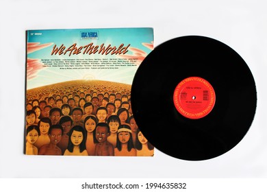 Miami, FL, USA: June 2021: We Are The World Is A 1985 Album That Contains USA For Africa's 