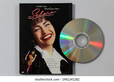 Miami, FL, USA: May 2021: Selena Is An American Biographical Musical Drama Film By Gregory Nava. It Is About The Life And Career Of Tejano Music Star Selena Quintanilla-Perez. Movie On DVD