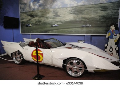 MIAMI, FL, USA - MAY 3, 2017: Stock Photo Of The Miami Auto Museum At The Dezer Collection Of Automobiles And Related Memorabilia.