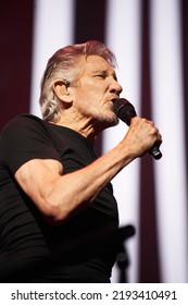 MIAMI, FLORIDA - AUGUST 23, 2022: Roger Waters In Concert At FTX Arena.