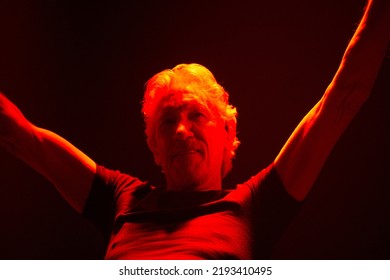 MIAMI, FLORIDA - AUGUST 23, 2022: Roger Waters In Concert At FTX Arena.