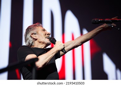 MIAMI, FLORIDA - AUGUST 23, 2022: Roger Waters In Concert At FTX Arena.