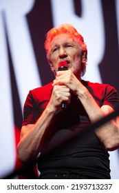 MIAMI, FLORIDA - AUGUST 23, 2022: Roger Waters In Concert At FTX Arena.