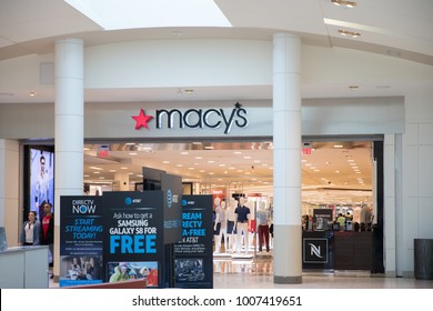 Miami, Florida January 15, 2018:  Macys Department Store. Macy's, Inc. Is One Of The Nation's Premier Omnichannel Retailers I