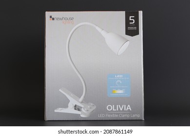 MIAMI FLORIDA USA - 12-01-2021
Unboxed Newhouse LED Flexible Clamp Lamp.