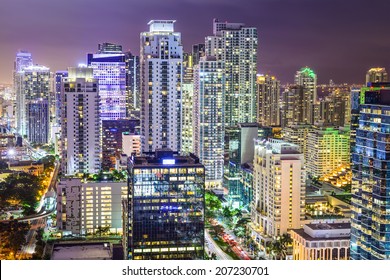 Miami, Florida, USA Downtown Cityscape.