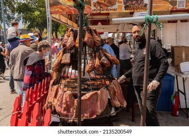 Miami, Florida, USA - March 13, 2022: Calle Ocho Music Festival 