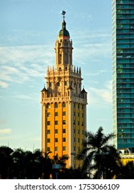 Miami Freedom Tower Winter Afternoon