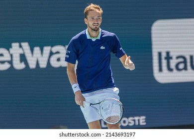 Miami Gardens, FL, USA. 26th Mar. 2022. Daniil Medvedev Vs Andy Murray ATP 2022 Miami Open By Itau. Score:6-4,6-2. Winner: Daniil Medvedev