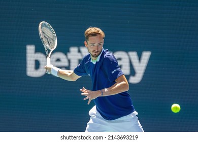 Miami Gardens, FL, USA. 26th Mar. 2022. Daniil Medvedev Vs Andy Murray ATP 2022 Miami Open By Itau. Score:6-4,6-2. Winner: Daniil Medvedev