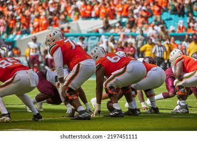 Miami Gardens, FL, USA. Sept 03, 2022: Miami Hurricanes V Bethune-Cookman At NCAA College Football Match In Hard Rock Stadium, In Florida, USA