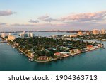 Miami Island North Bay Village Drone Photo
