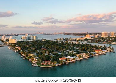 Miami Island North Bay Village Drone Photo