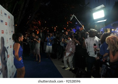 MIAMI - JULY 14: Models, Photographers And Guests At The Official Opening Pool Party At Railegh Hotel South Beach For Mercedes-Benz Swim Fashion Week On July 14, 2011 In Miami, FL