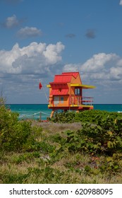 Miami Lifeguard Stand And Dune