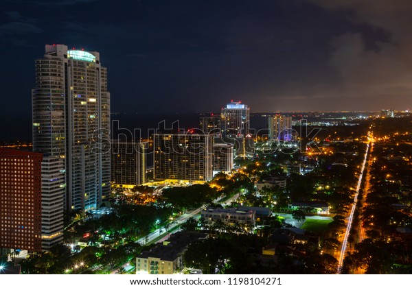 Miami at\
Night