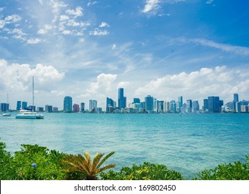 Miami Skyline At Daytime