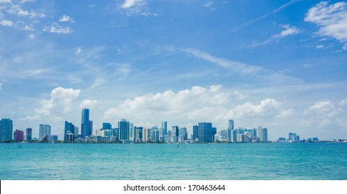 Miami Skyline At Daytime