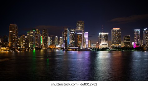 Miami Night High Res Stock Images Shutterstock