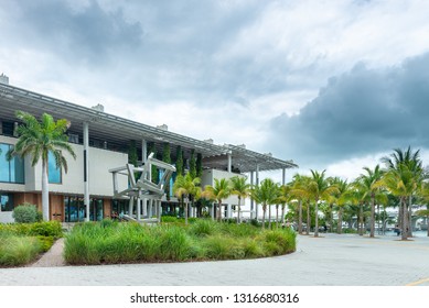 Miami, USA - Jun 10, 2018: The Pérez Art Museum Buiding In Miami