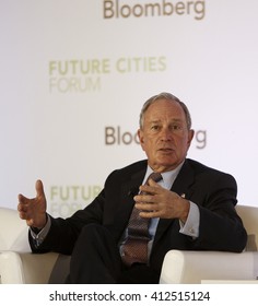 Michael Bloomberg, Founder Of Bloomberg. Istanbul, Turkey, 14 March 2014