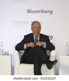 Michael Bloomberg, Founder Of Bloomberg. Istanbul, Turkey, 14 March 2014