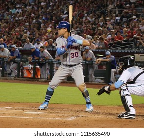 Michael Conforto Center Fielder For The New York Mets At Chase Field In Phoenix Arizona USA June 17,2018.