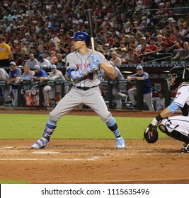 Michael Conforto Center Fielder For The New York Mets At Chase Field In Phoenix Arizona USA June 17,2018.