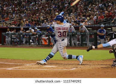 Michael Conforto Center Fielder For The New York Mets At Chase Field In Phoenix,AZ USA June 17,2018.