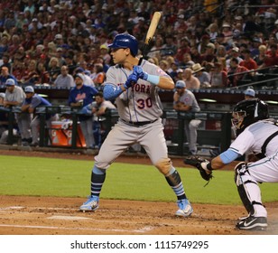 Michael Conforto Center Fielder For The New York Mets At Chase Field In Phoenix,AZ USA June 17,2018.