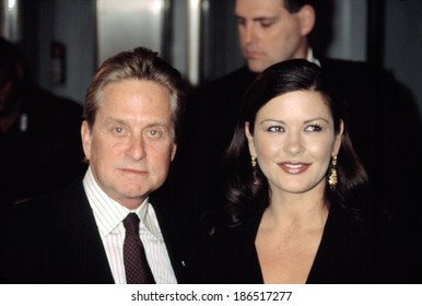 Michael Douglas And Catherine Zeta-Jones At Premiere Of IT RUNS IN THE FAMILY, NY 4/13/2003