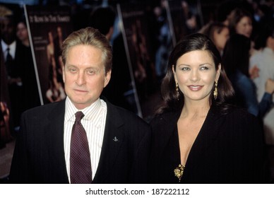 Michael Douglas And Catherine Zeta-Jones At Premiere Of IT RUNS IN THE FAMILY, NY 4/13/2003