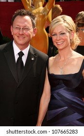 Michael Emerson Holland Taylor  At The 60th Annual Primetime Emmy Awards Red Carpet. Nokia Theater, Los Angeles, CA. 9-21-08