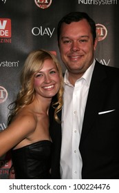 Michael Gladis And Beth Behrs At TV Guide Magazine's 