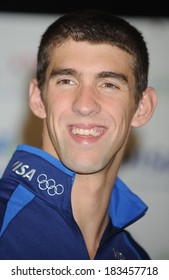 Michael Phelps At A Public Appearance For VISA's Play Every Day Jump Start Grant Presentation With Olympic Gold Medalist Michael Phelps, McBurney YMCA Of Greater New York, New York, August 28, 2008