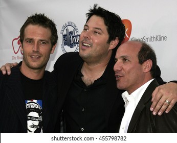 Michael Vartan, Greg Grunberg And Paul Ben-Victor At The Hollywood's Helping Hands Art Auction Held At The Avalon Theater In Hollywood, USA On June 2, 2005. 