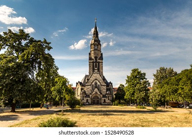 The Michaelis church at the city of Leipzig. The Michaelis Kirche Leipzig was build from 1901 until 1904 and its an evangelical church building in the center of Leipzig, Sachsen, Germany