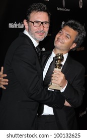 Michel Hazanavicius, Thomas Langmann At The Weinstein Company's 2012 Golden Globe After Party, Beverly Hiltron Hotel, Beverly Hills, CA 01-15-12