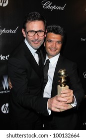 Michel Hazanavicius, Thomas Langmann At The Weinstein Company's 2012 Golden Globe After Party, Beverly Hiltron Hotel, Beverly Hills, CA 01-15-12